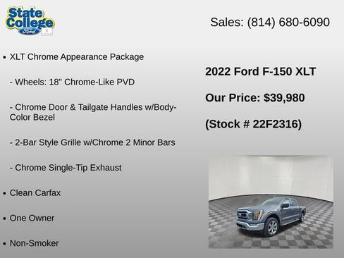 Used 2022 Ford F150 XLT w/ Equipment Group 302A High AWD/4WD image 25