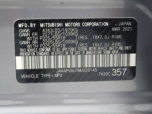 Used 2021 Mitsubishi Outlander Sport SE FWD image 33