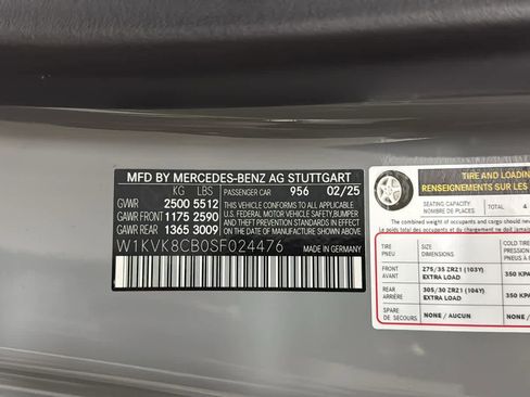 New 2025 Mercedes-Benz SL 63 AMG S e Performance 4MATIC image 13