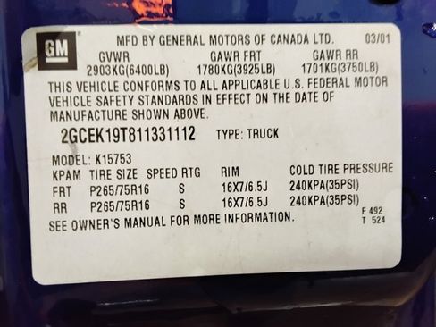 Used 2001 Chevrolet Silverado 1500 LS w/ Off-Road Chassis Pkg AWD/4WD image 18