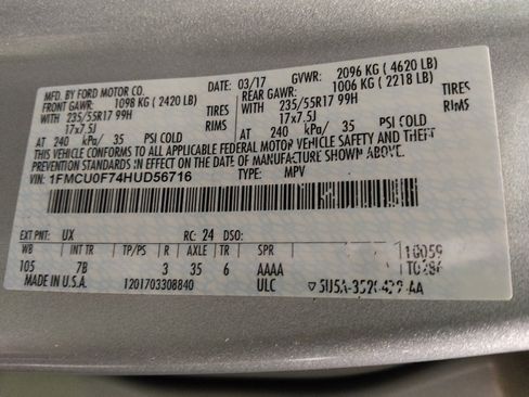 Used 2017 Ford Escape S image 33