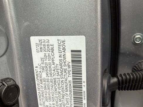 Certified 2022 Honda Pilot Elite image 12