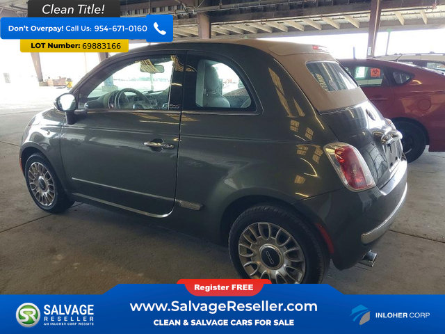 Used 2015 FIAT 500 Lounge w/ Luxury Leather Package FWD image 3