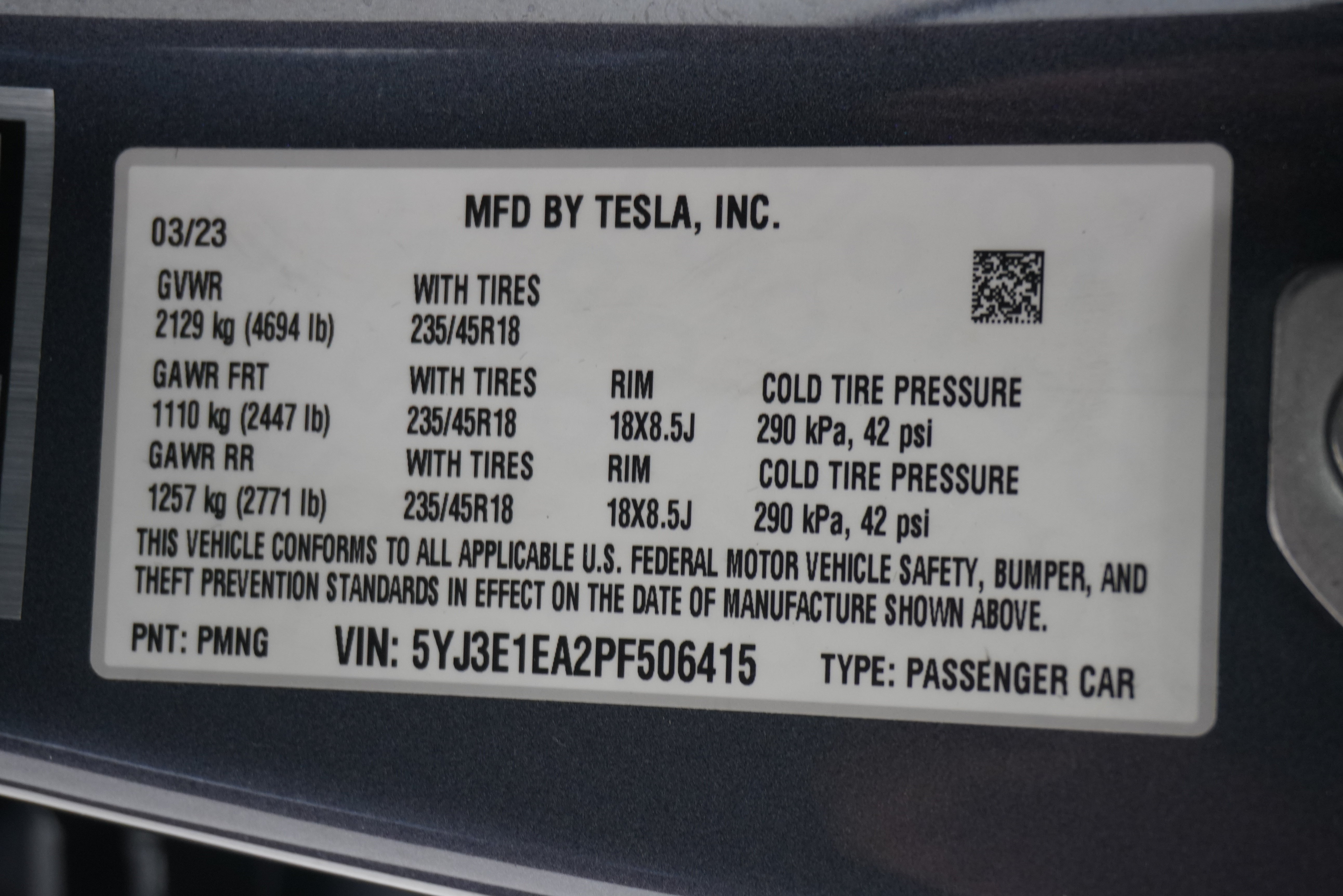 Used 2023 Tesla Model 3 Standard Range RWD image 28