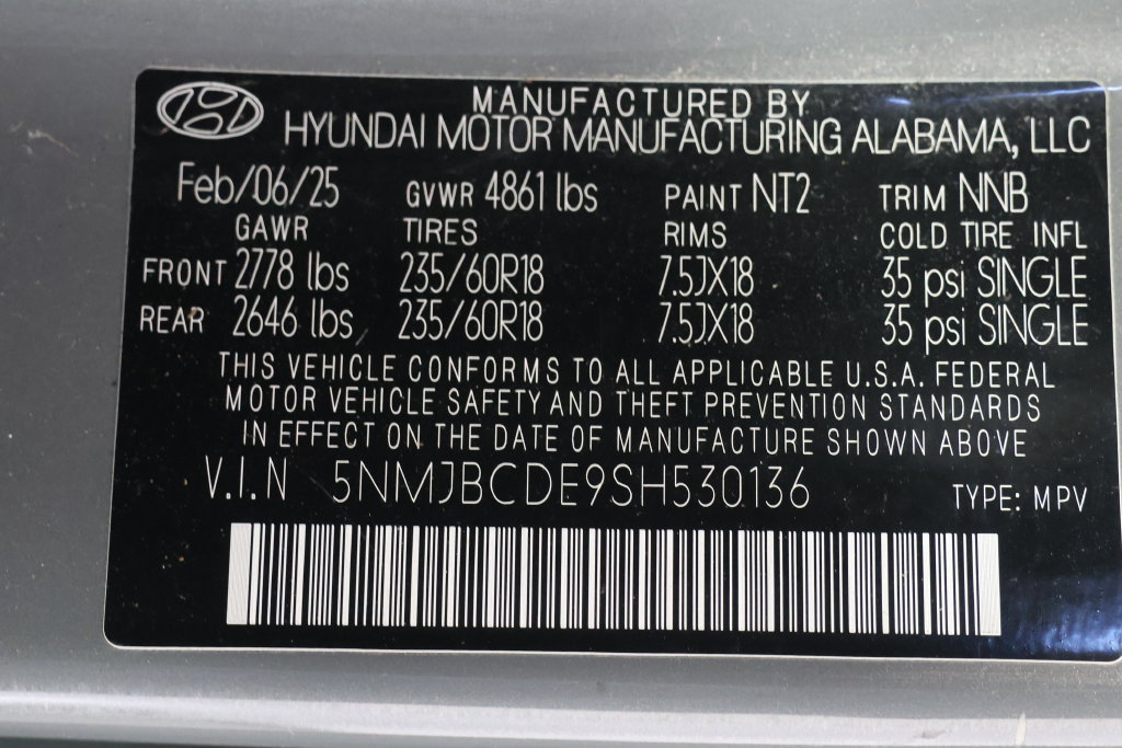 Used 2025 Hyundai Tucson SEL AWD/4WD image 25
