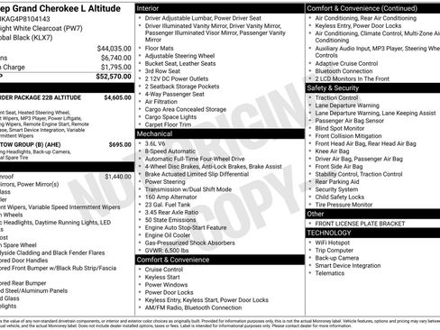 Used 2023 Jeep Grand Cherokee L Laredo image 4