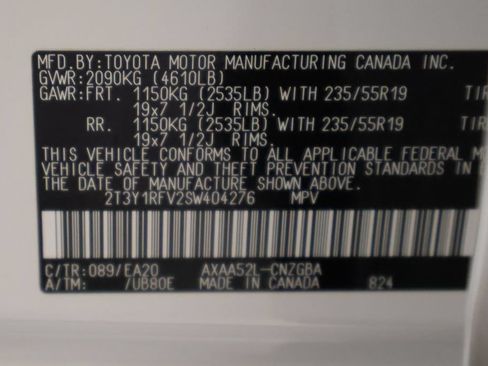 Certified 2025 Toyota RAV4 Limited w/ Weather Package FWD image 17