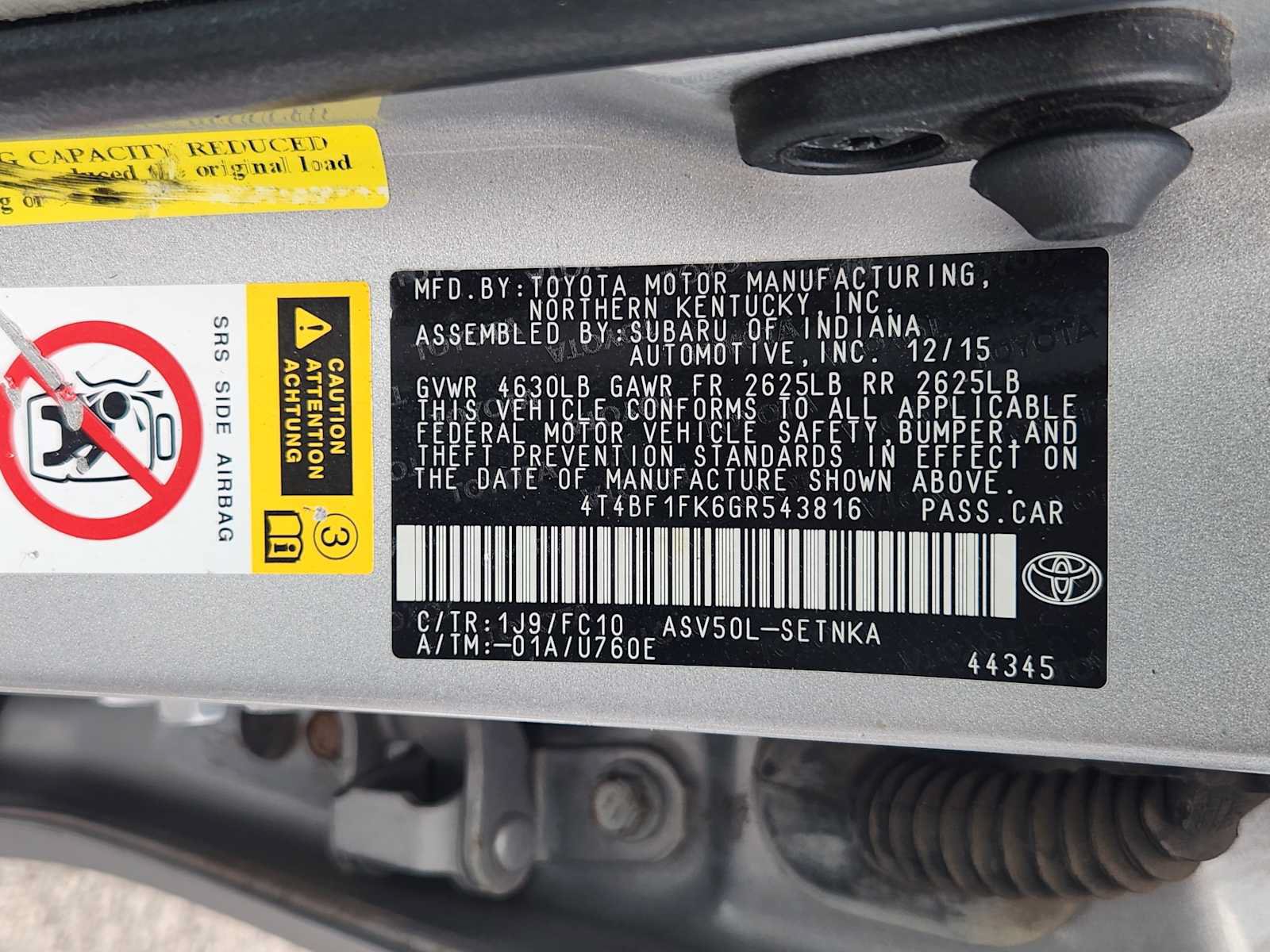 Used 2016 Toyota Camry LE FWD image 31