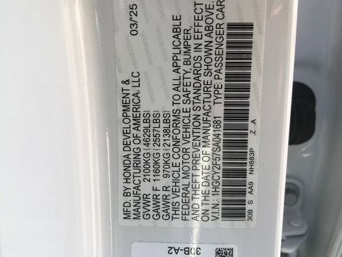 Certified 2025 Honda Accord Sport image 17