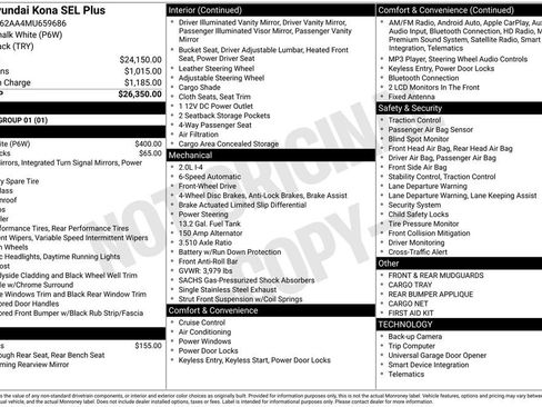 Used 2021 Hyundai Kona SEL Plus image 4