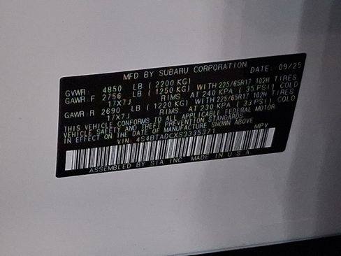 New 2025 Subaru Outback Premium image 14