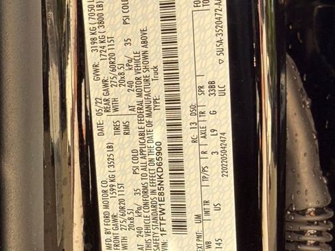 Used 2022 Ford F150 XLT w/ Equipment Group 302A High image 32