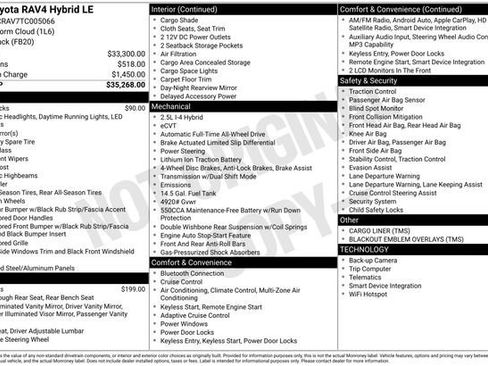 Certified 2026 Toyota RAV4 LE AWD/4WD image 36