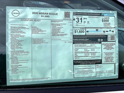 New 2026 Nissan Rogue Platinum w/ Platinum Premium Package AWD/4WD image 14