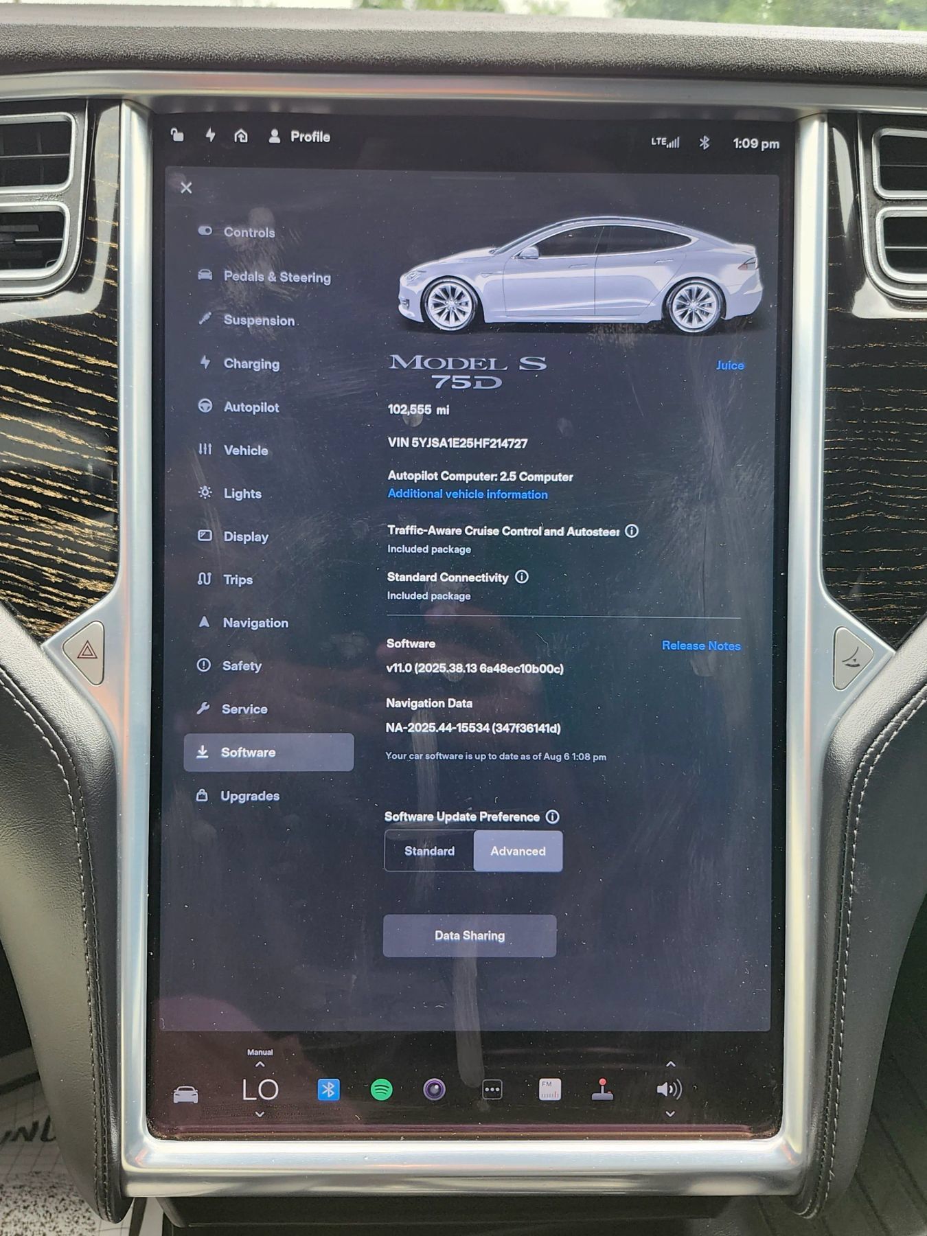 Used 2017 Tesla Model S 75D AWD/4WD image 2