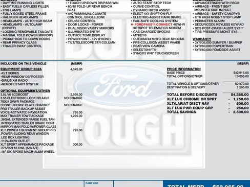 Used 2019 Ford F150 XLT w/ Equipment Group 302A Luxury AWD/4WD image 2