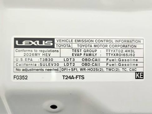 Used 2026 Lexus TX 500h AWD w/ Technology Package image 75