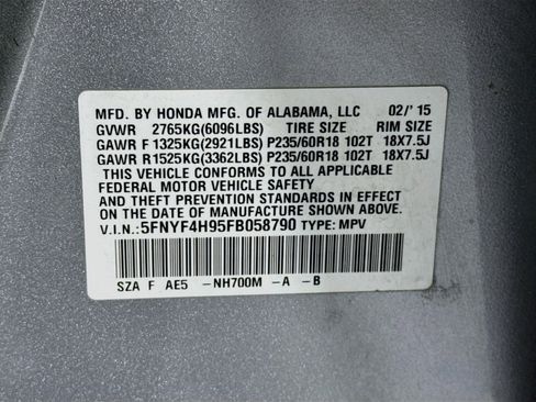 Used 2015 Honda Pilot Touring image 34