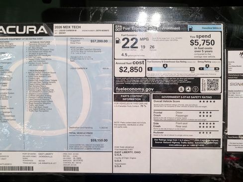 Used 2026 Acura MDX FWD w/ Technology Package image 35
