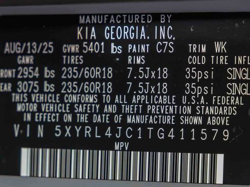 Certified 2026 Kia Sorento S FWD image 28