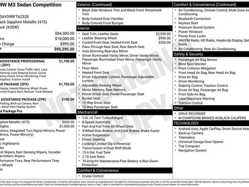 Used 2024 BMW M3 Competition w/ Executive Package image 4