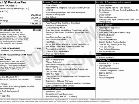 Used 2019 Audi Q5 2.0T Premium Plus w/ Premium Plus Package image 8