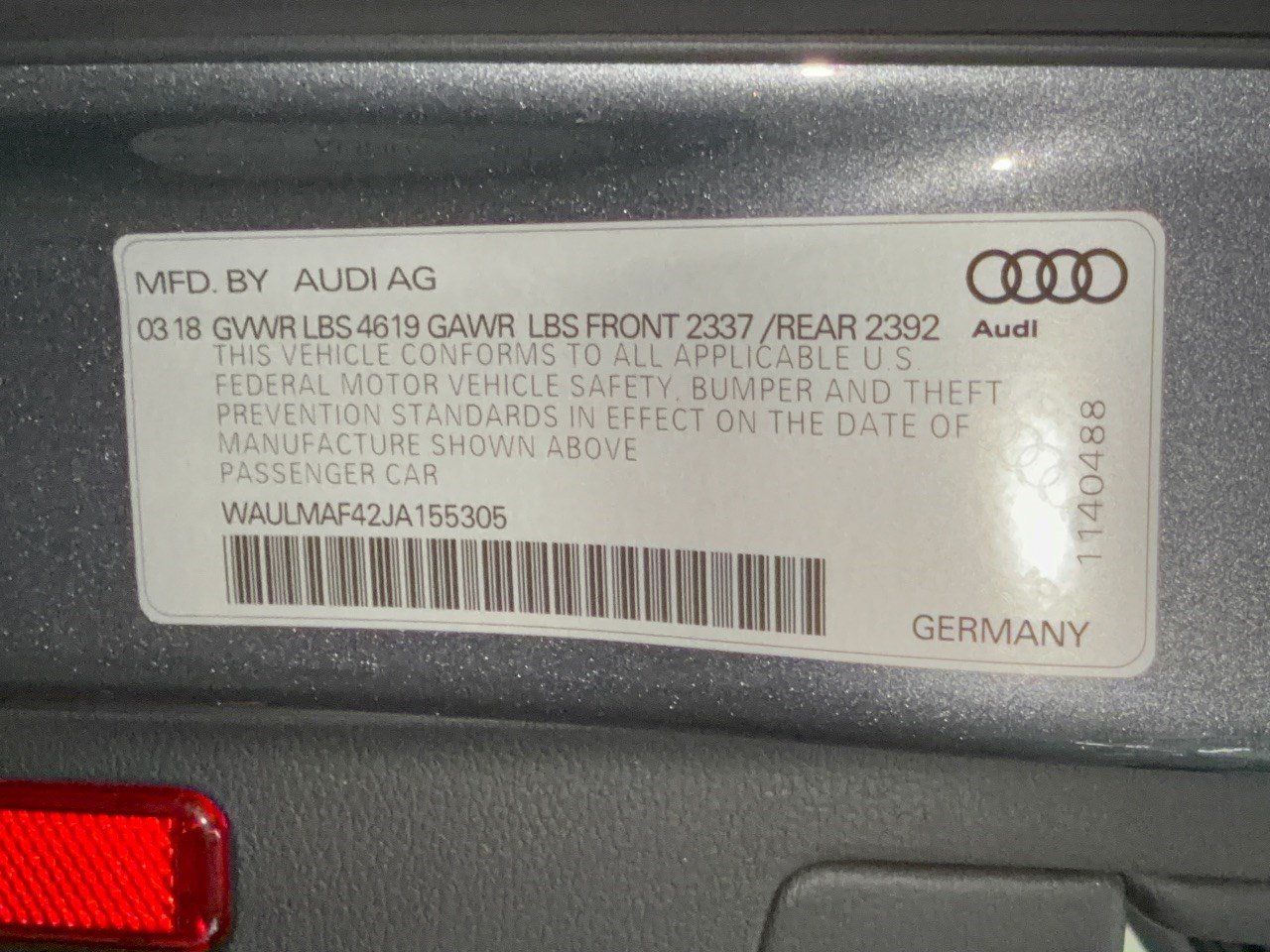 Used 2018 Audi A4 2.0T Ultra Premium Plus FWD image 31
