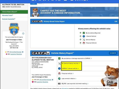 Used 2019 Volkswagen Golf Alltrack SEL image 10