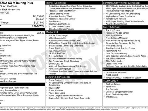 Used 2023 MAZDA CX-9 Touring Plus image 10