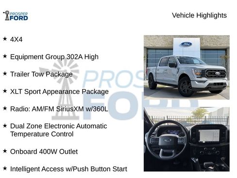 Used 2023 Ford F150 XLT w/ Equipment Group 302A High AWD/4WD image 5