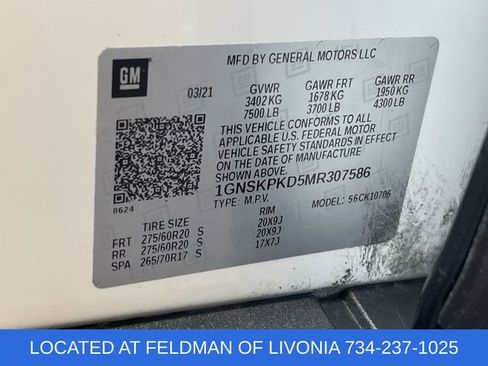 Used 2021 Chevrolet Tahoe Z71 w/ Luxury Package image 35