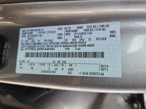 Used 2024 Ford F150 XLT w/ Equipment Group 302A MID image 35