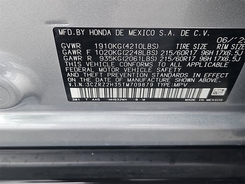Certified 2026 Honda HR-V LX image 14