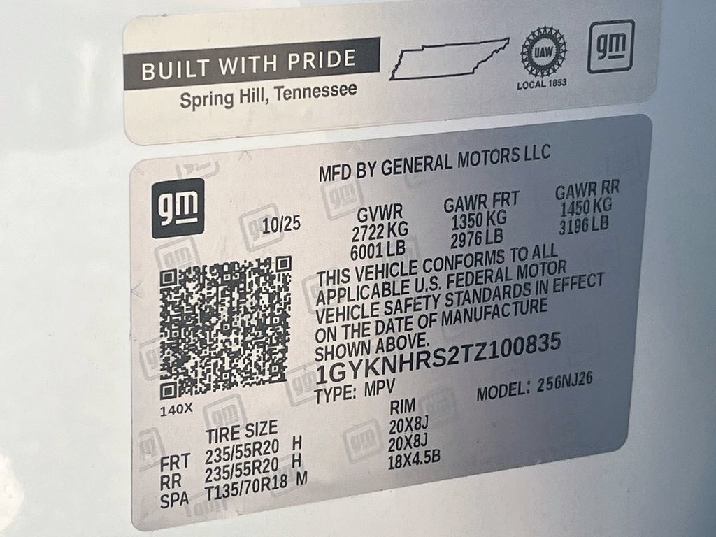 Used 2026 Cadillac XT5 Sportv w/ LPO, Onyx Lite Package AWD/4WD image 34