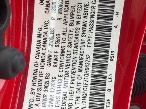 Used 2016 Honda Civic EX-L image 17