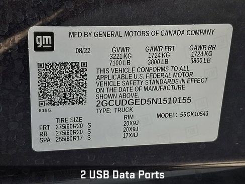 Used 2022 Chevrolet Silverado 1500 LTZ w/ LTZ Convenience Package II AWD/4WD image 27