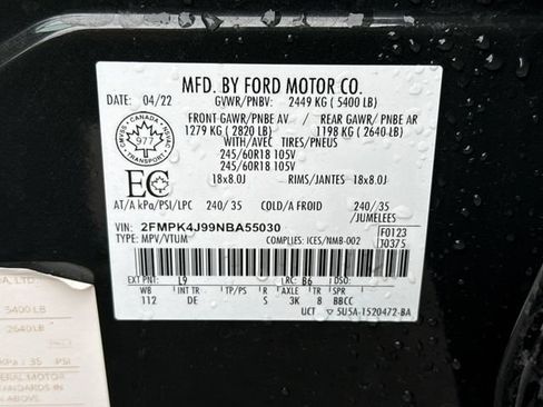 Used 2022 Ford Edge SEL AWD/4WD image 19