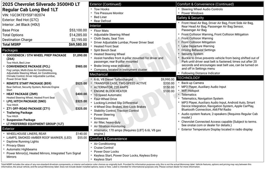 Used 2025 Chevrolet Silverado 3500 LT AWD/4WD image 19