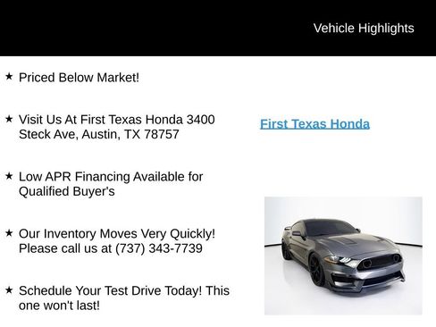 Used 2020 Ford Mustang GT Premium w/ GT Performance Package RWD image 10