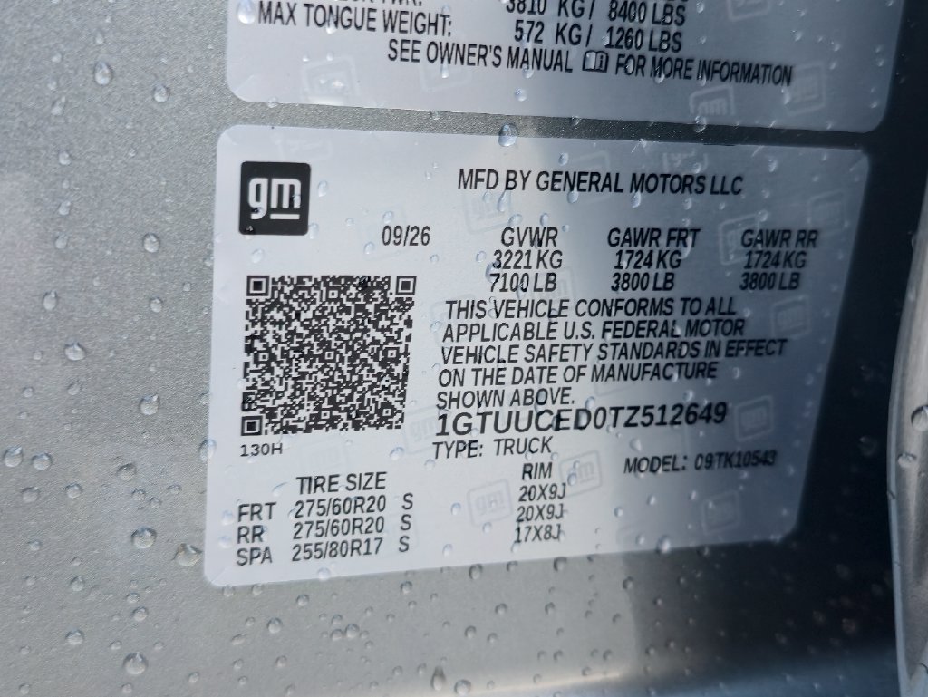 New 2026 GMC Sierra 1500 Elevation w/ Elevation Premium Package AWD/4WD image 36