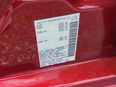 Certified 2021 Nissan Altima 2.5 SL FWD image 31