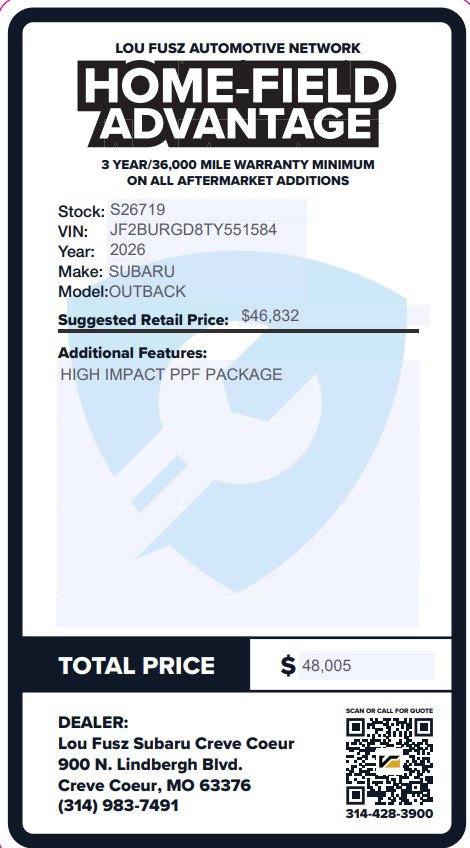 New 2026 Subaru Outback Limited XT AWD/4WD image 2