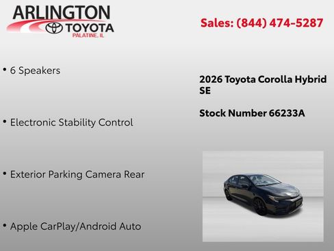 Used 2026 Toyota Corolla SE FWD image 4