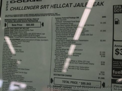 Used 2023 Dodge Challenger SRT Hellcat image 62