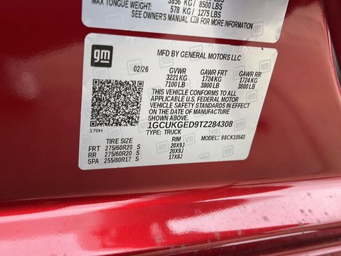 New 2026 Chevrolet Silverado 1500 LTZ w/ LTZ Premium Package image 16