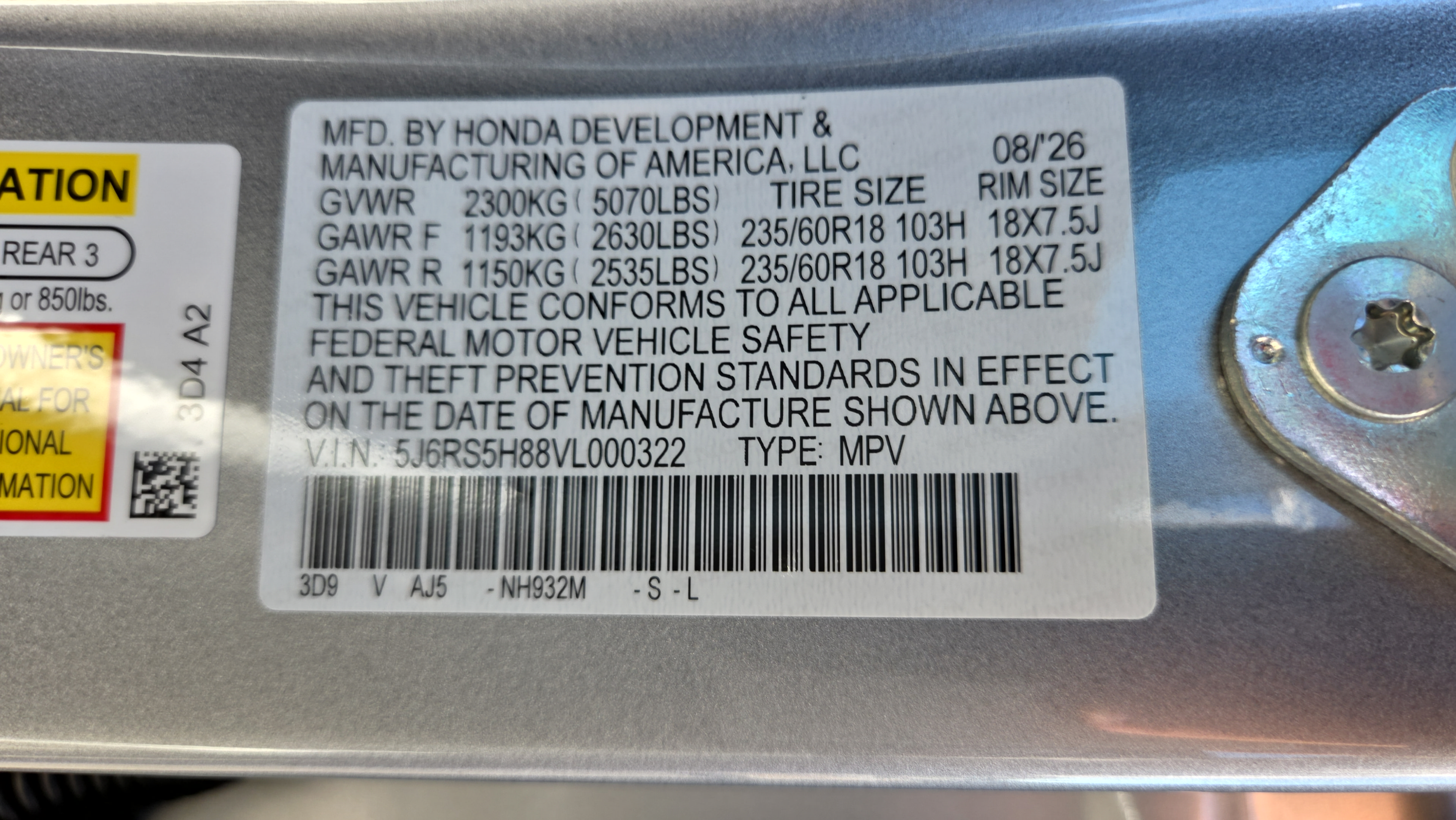 New 2027 Honda CR-V Sport-L image 21
