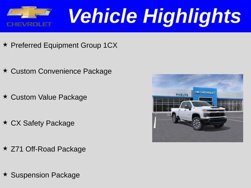 New 2026 Chevrolet Silverado 2500 Custom w/ Custom Value Package image 2