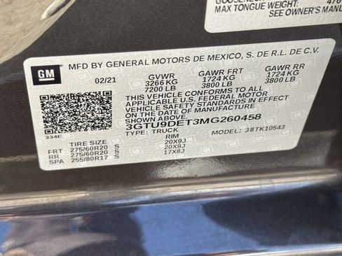 Used 2021 GMC Sierra 1500 SLT w/ SLT Convenience Package AWD/4WD image 28