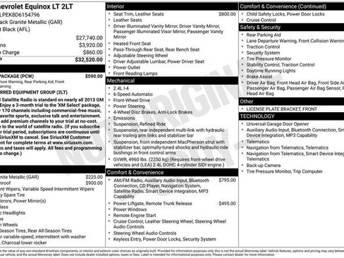 Used 2013 Chevrolet Equinox LT w/ Safety Package FWD image 2