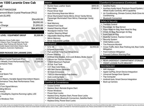 Used 2022 RAM 1500 Laramie AWD/4WD image 19